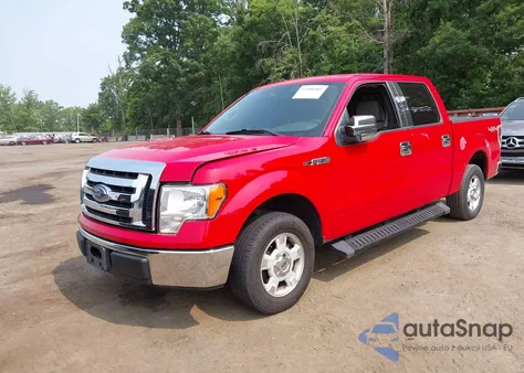 2009 Ford F150 Supercrew из США, поврежденный, VIN 1FTPW12V29KC71655
